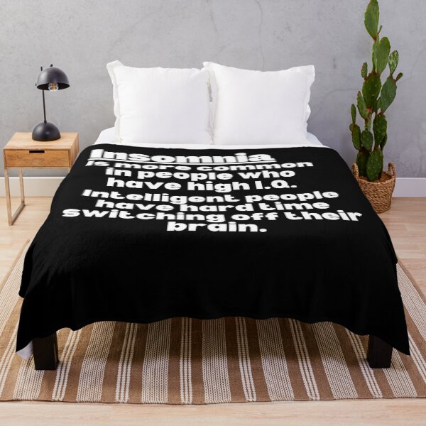 Item preview, Insomnia Awareness, Insomnia Warrior, Insomniac, Insomnia Support, Insomnia Quote, Insomnia Gift designed and sold by ILLTOOCHILL.