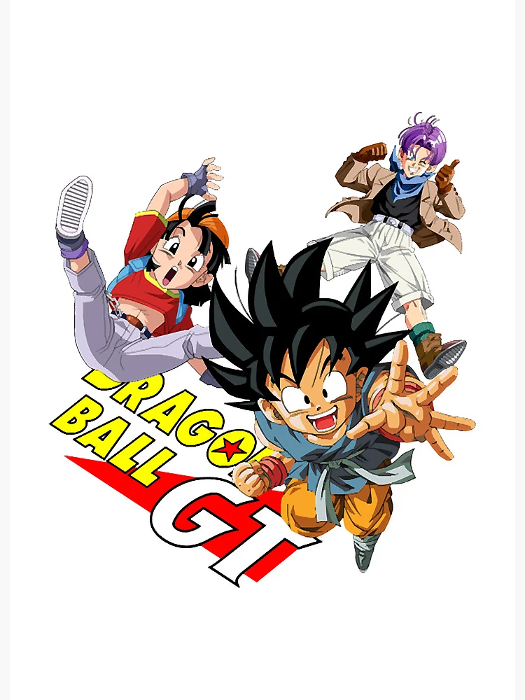 Dragon Ball GT Poster Pan, Trunks, Goku, Giru 18inx12inches Free Shipping