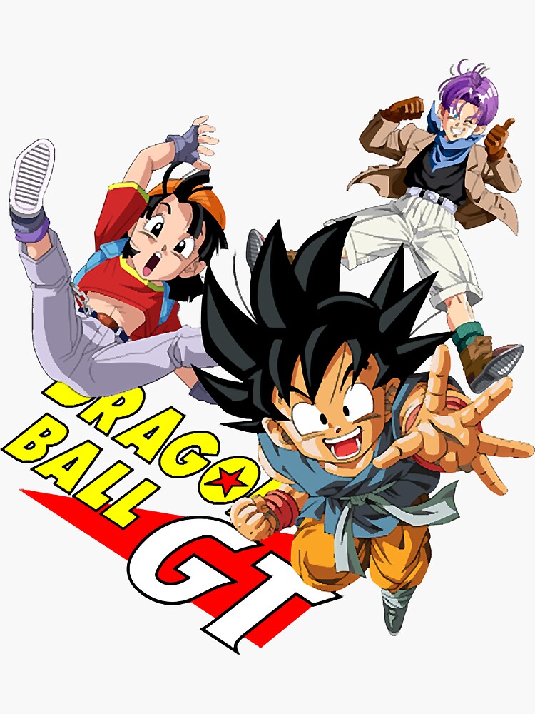 Future Trunks Imperfect Cell Saga Dragon Ball Super - Dragon Ball Gt Kid Goku  Pan Trunks - Sticker