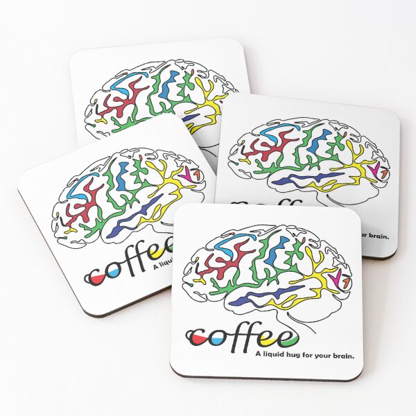 Item preview, Coffee a liquid hug for your brain T-Shirt designed and sold by Cejo1.