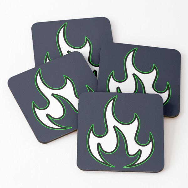 Item preview, Fire design green designed and sold by AmonRa16.