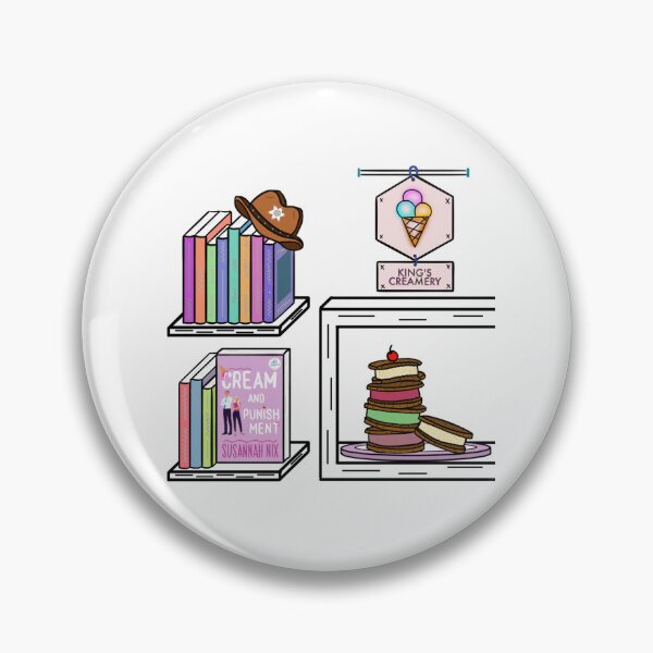 Item preview, Cream and Punishment - Susannah Nix designed and sold by bookshelfsketch.