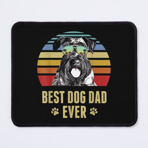 Item preview, Cesky Terrier Best Dog Dad Ever Retro Sunset designed and sold by 77tara.