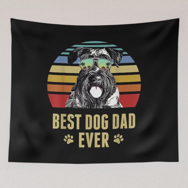 Item preview, Cesky Terrier Best Dog Dad Ever Retro Sunset  designed and sold by 77tara.