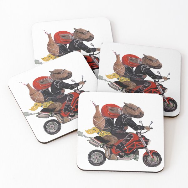 Item preview, Motorcycle Capybaras designed and sold by Ekaterina Khozatskaya.