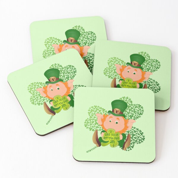 Item preview, A Wee Little Leprechaun Am I (on Lt. Green) designed and sold by PawsitiveMum.