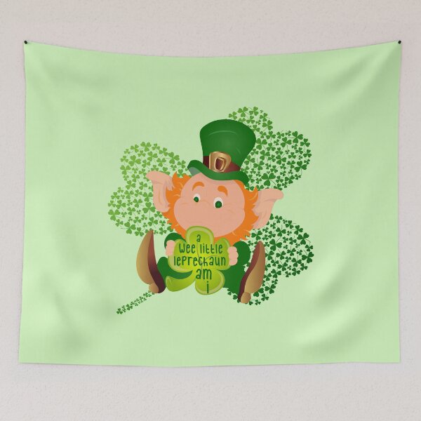 Item preview, A Wee Little Leprechaun Am I (on Lt. Green) designed and sold by PawsitiveMum.