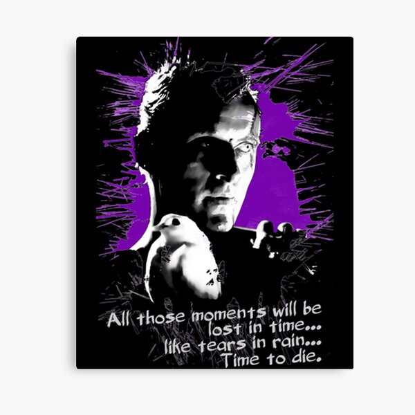 TEARS IN THE RAIN ART PRINT PHOTO POSTER GIFT BLADE RUNNER QUOTE RUTGER HAUER 