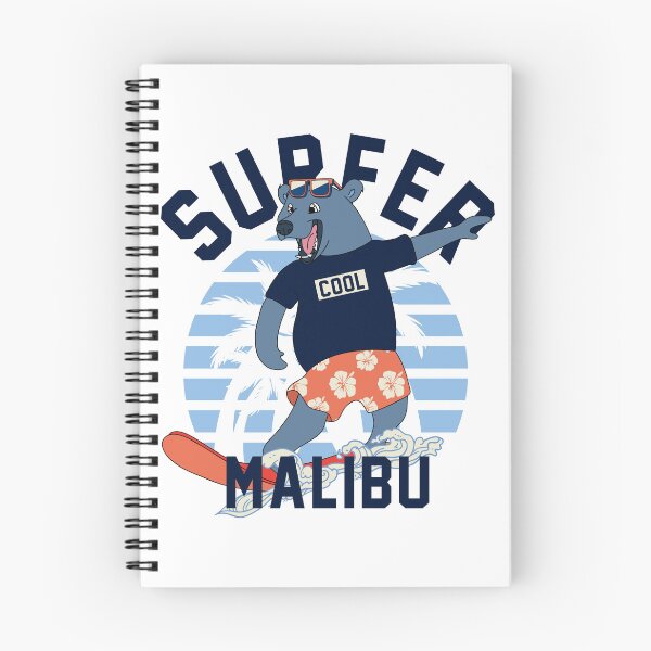Aperçu de l'œuvre Surfeur de l'ours de Malibu créée et vendue par D3monic.