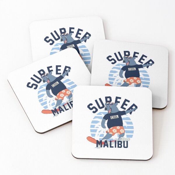 Item preview, Malibu Bear Surfer designed and sold by D3monic.