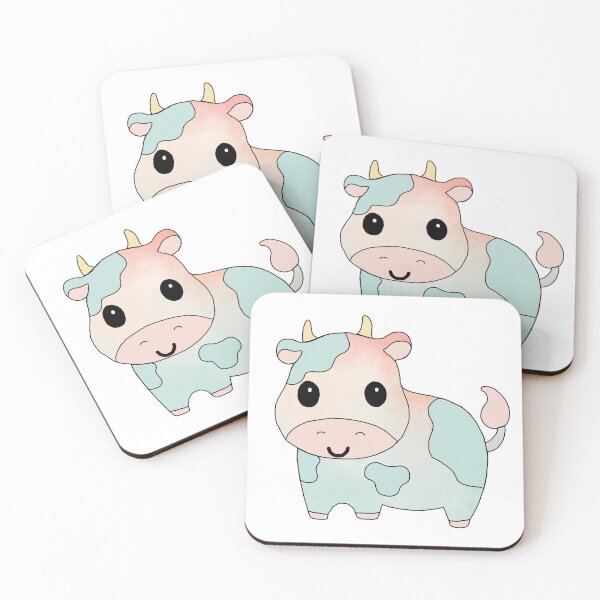 Item preview, cute little cow (watercolour edition) designed and sold by ShipsinParadise.