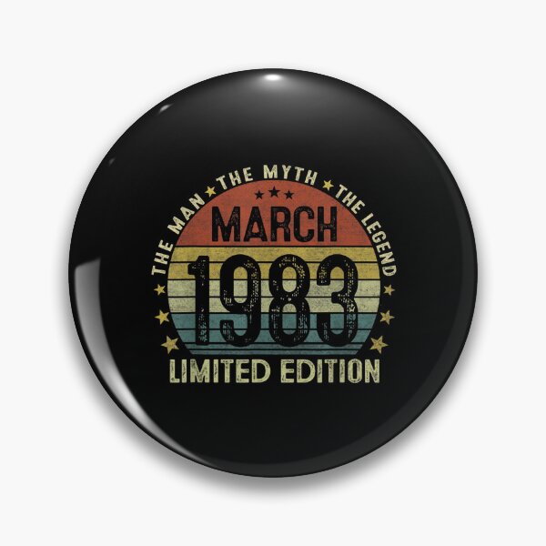 Item preview, Mens March 1983 The Man Myth Legend 39 Years Old Birthday Gifts  designed and sold by 77tara.