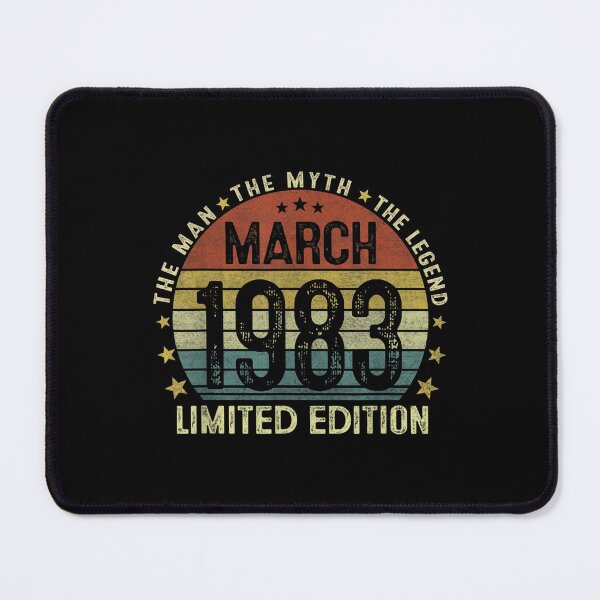 Item preview, Mens March 1983 The Man Myth Legend 39 Years Old Birthday Gifts designed and sold by 77tara.