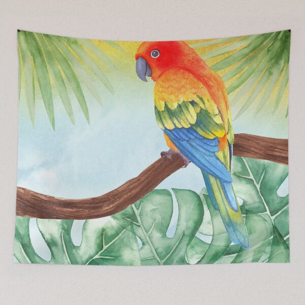 Artikelvorschau, Aquarell - Aquarellpapagei entworfen und verkauft von Balibee93.