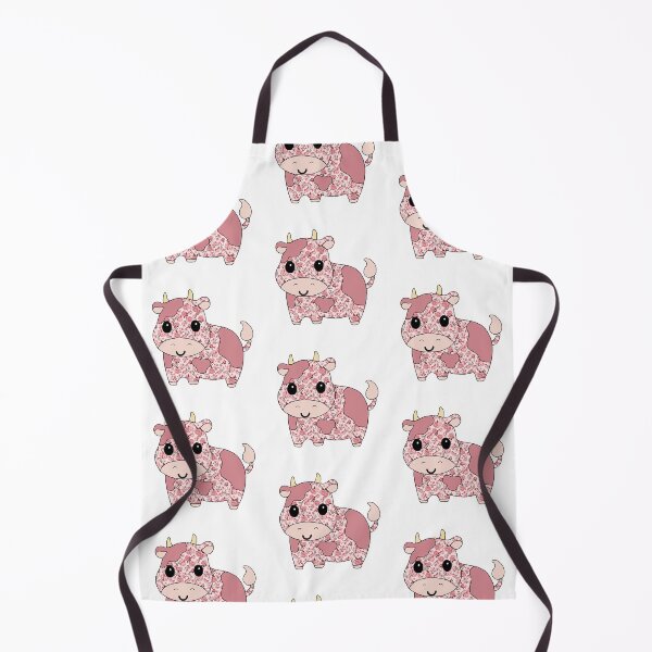 Item preview, cute little cow (floral edition) designed and sold by ShipsinParadise.