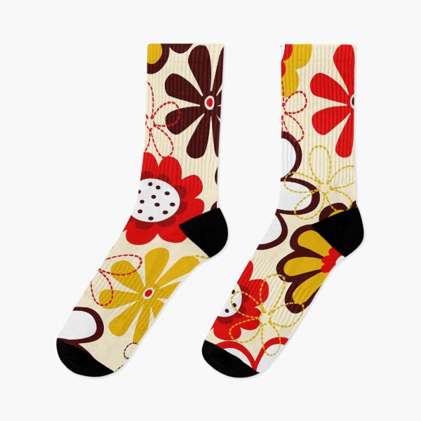 Item preview, Retro Flowers Pattern designed and sold by BenSmithz.