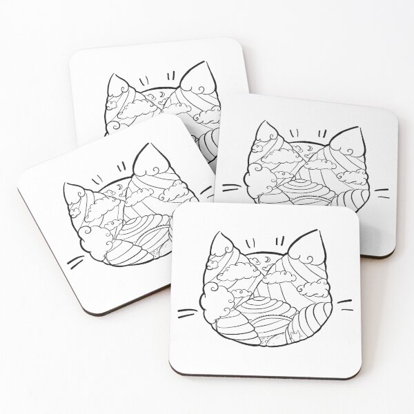 Item preview, Cat shaped scenery designed and sold by Yama-inu.