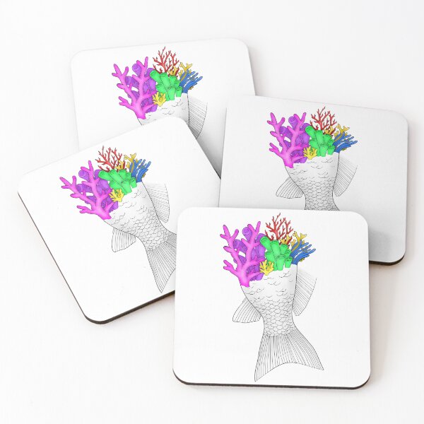 Item preview, Surrealism Coral Fish designed and sold by ShutterStudios.