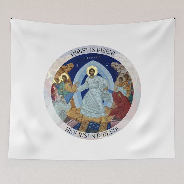 Item preview, The Resurrection With Paschal Greeting designed and sold by DiverseMerch.