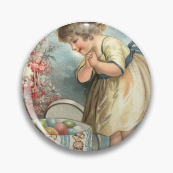 Item preview, Vintage Easter Egg And Pink Spring Floral -Easter Greetings designed and sold by Tamas Das.