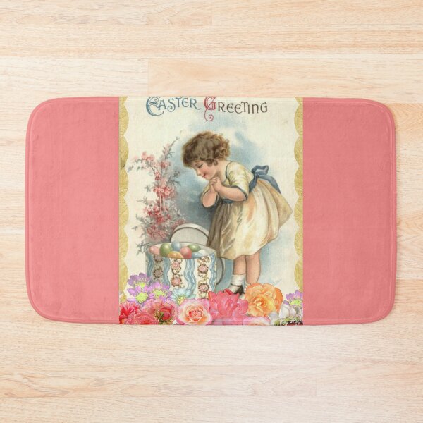 Item preview, Vintage Easter Egg And Pink Spring Floral -Easter Greetings designed and sold by Tamas Das.