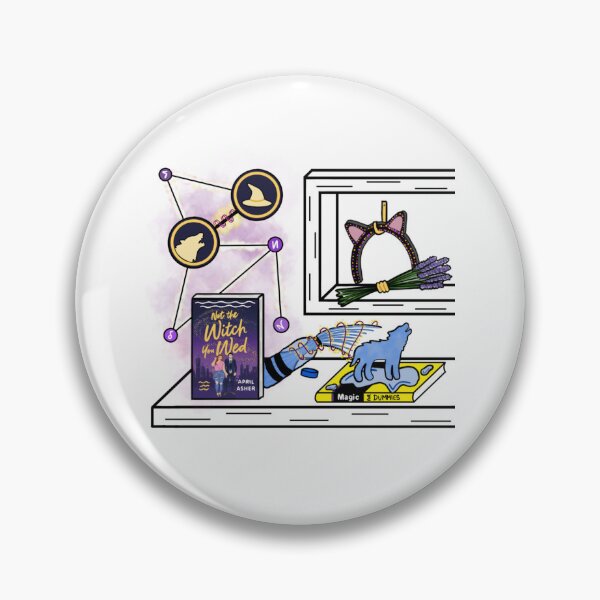 Item preview, Not The Witch You Wed - April Asher designed and sold by bookshelfsketch.