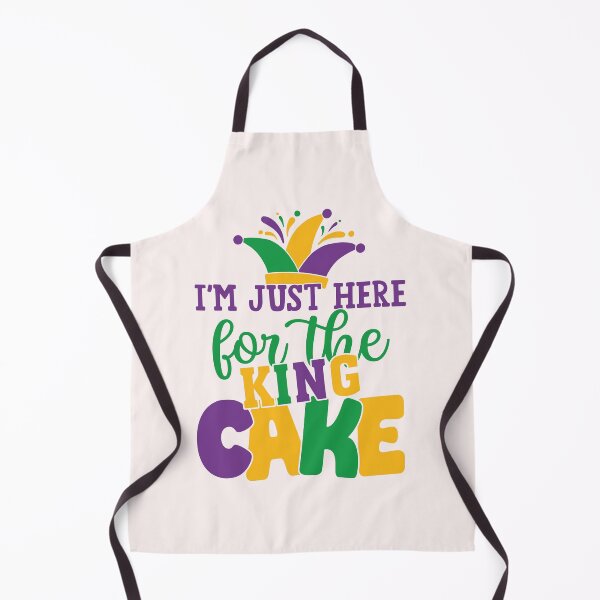 Item preview, Funny Mardi Gras Quote - I'm Just Here For The King Cake designed and sold by Theparticular.