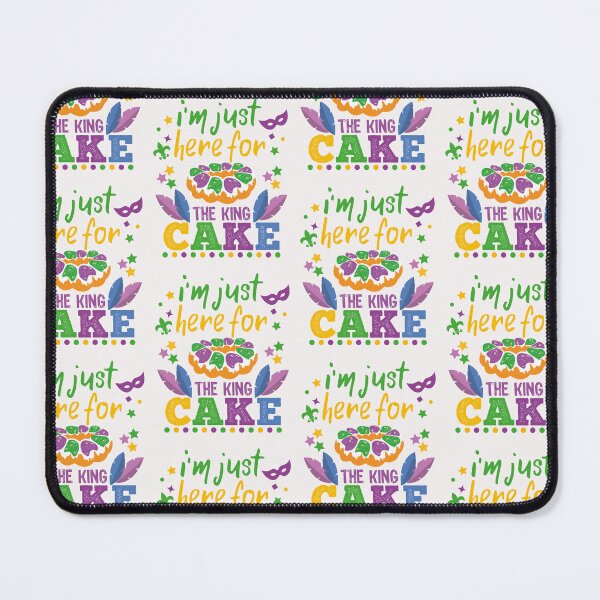 Item preview, Funny Mardi Gras Quote - I'm Just Here For The King Cake designed and sold by Theparticular.