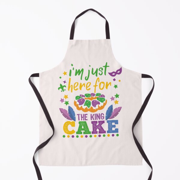 Item preview, Funny Mardi Gras Quote - I'm Just Here For The King Cake designed and sold by Theparticular.