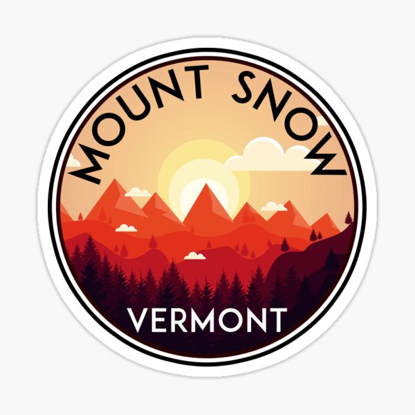 Mount Snow Carinthia AUTHENTIC Decal Sticker Ski Snowboard Vermont Mountain 