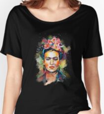 Frida Kahlo (Dark Edition) Women's Relaxed Fit T-Shirt