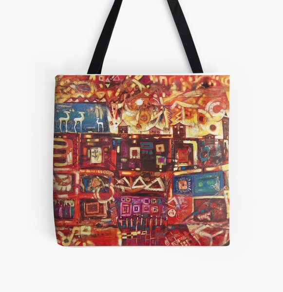 Lessons From Home I All Over Print Tote Bag