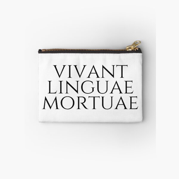 Item preview, Long Live Dead Languages - Vivant Linguae Mortuae - Latin Sayings - Black designed and sold by ElementJourney.