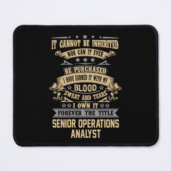 Item preview, Senior Operations Analyst T Shirt - Forever The Title Job Gift Item Tee designed and sold by celiagomez456.