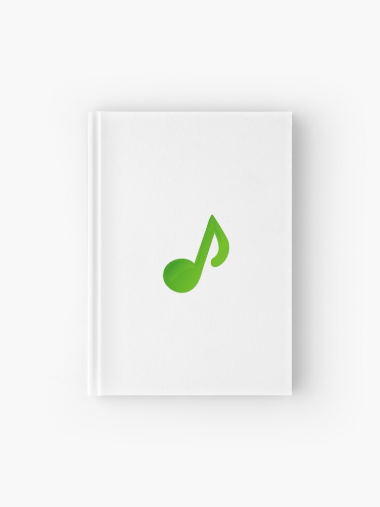 Cuaderno for Sale con la obra «Gran nota musical verde» de Singerevita |  Redbubble, image size:750x1000