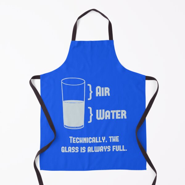 Item preview, Technically The Glass Is Always Full Sticker designed and sold by SeanSWunder.