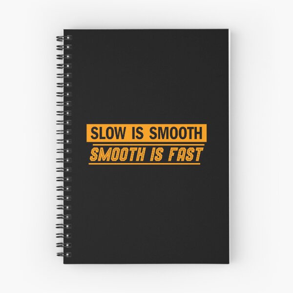 Item preview, Slow is Smooth Smooth is Fast Funny Military Gun logo designed and sold by 9un5.
