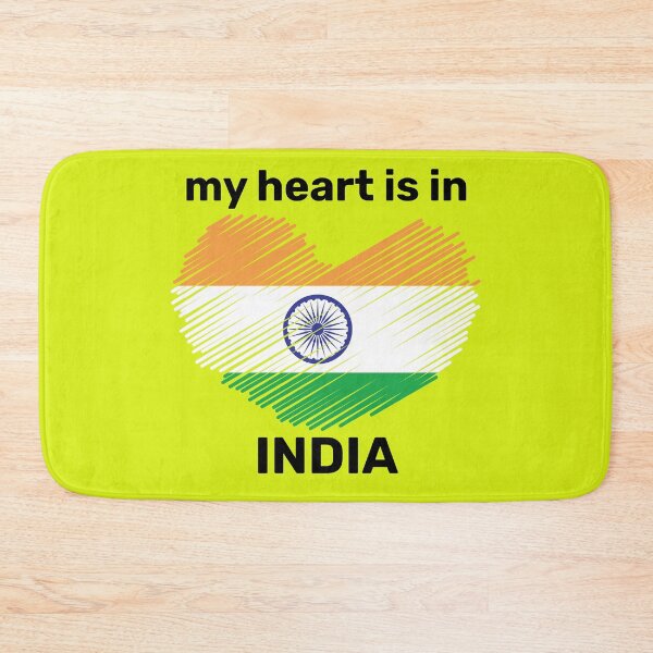 Aperçu de l'œuvre LDR, amour longue distance, mon cœur est en Inde créée et vendue par Koala Designs.