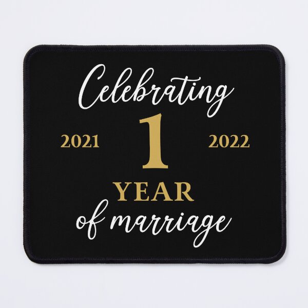 Item preview, Celebrating 1 Year of Marriage 2021 - 2022 designed and sold by ccdesign42.
