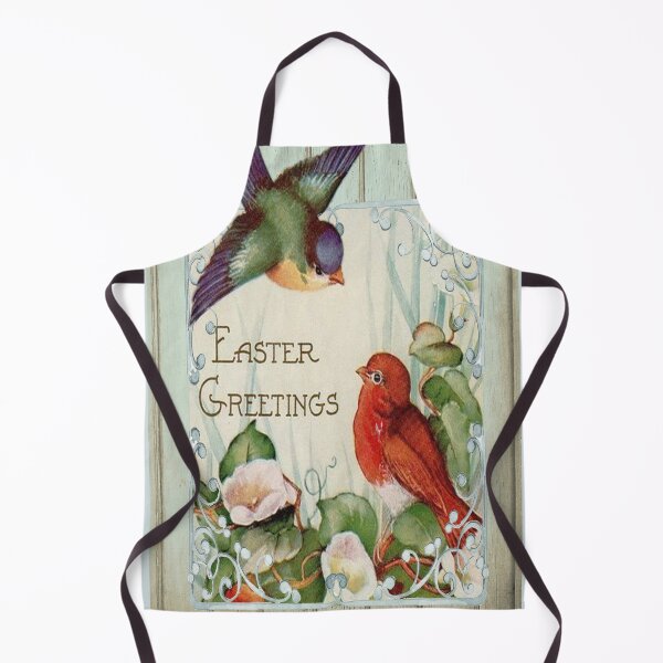 Item preview, Blue Vintage Easter Spring Floral -Easter Greetings designed and sold by Tamas Das.