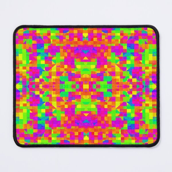 Item preview, Colorful Pixelated Geometric Mosaic Pattern designed and sold by weirdAffect.