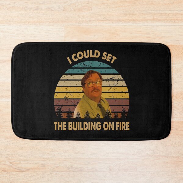 Item preview, I could set the building on fire man poster designed and sold by SaraSonia3.
