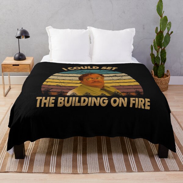 Item preview, I could set the building on fire man poster designed and sold by SaraSonia3.