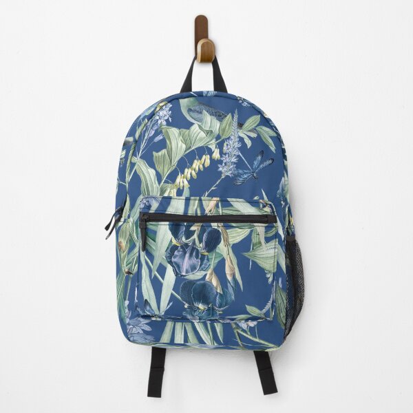 Item preview, Amazonian Exotic Wildlife Garden on Blue designed and sold by meggydesigns.