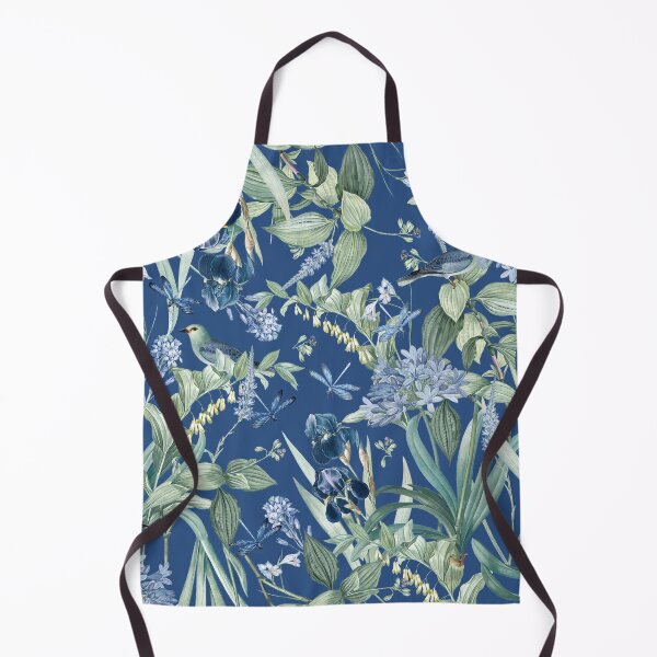 Item preview, Amazonian Exotic Wildlife Garden on Blue designed and sold by meggydesigns.