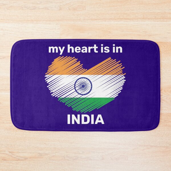 Aperçu de l'œuvre LDR, amour longue distance, mon cœur est en Inde créée et vendue par Koala Designs.