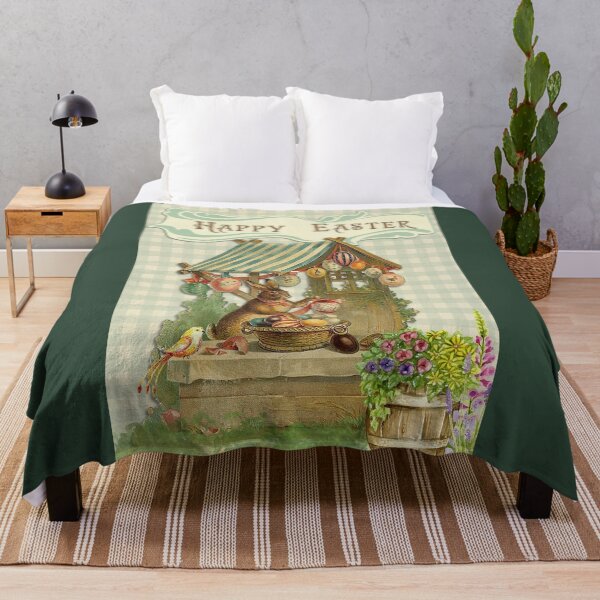 Item preview, Vintage Easter Bunny And Egg  -Easter Greetings designed and sold by Tamas Das.