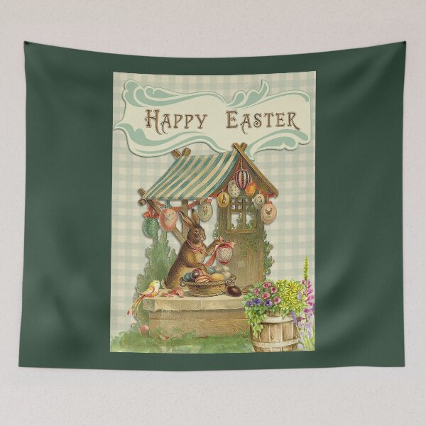 Item preview, Vintage Easter Bunny And Egg  -Easter Greetings designed and sold by Tamas Das.