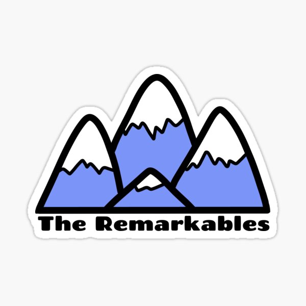 Item preview, The remarkables - Skiing and Snowboarding designed and sold by Paperfly Studio.
