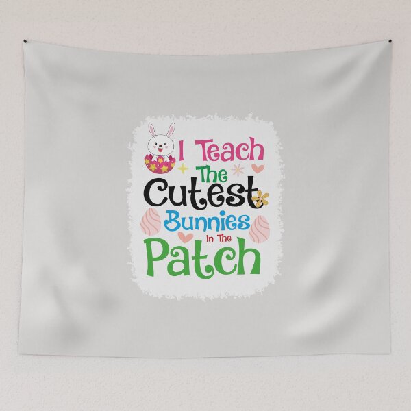 Item preview, Funny I Teach The Cutest Bunnies In The Patch Teacher Easter designed and sold by Theparticular.